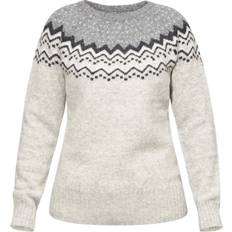 42 - Dame - M - Striktrøjer Sweatere Fjällräven Övik Knit Sweater W - Grey
