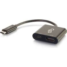 C2G Kabeladaptere Kabler C2G USB C - HDMI/USB C M-F Adapter