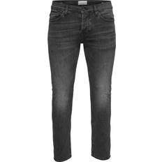 Only & Sons Badeshorts - Herre - L32 - W36 Jeans Only & Sons Loom Black Washed Slim Fit Jeans - Black/Black Denim