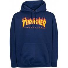Thrasher Magazine Sweatere Thrasher Magazine Flame Logo Hoodie - Navy