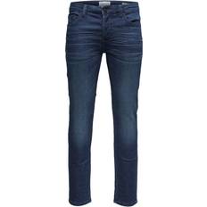 Only & Sons Badeshorts - Herre - L32 - W36 Jeans Only & Sons Loom Jog Slim Fit Jeans - Blue/Blue Denim
