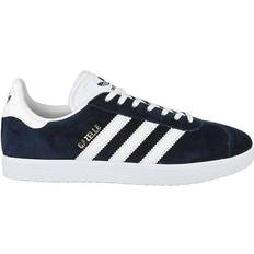 Adidas 39 ⅓ - Sort - Unisex Sneakers adidas Gazelle - Collegiate Navy/White/Gold Metallic
