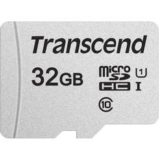Transcend 32 GB Hukommelseskort Transcend 300S microSDHC Class 10 UHS-I U1 95/45MB/s 32GB +Adapter