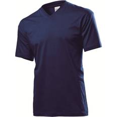 Stedman Herre - S Tøj Stedman Classic V-Neck T-shirt - Navy Blue