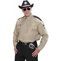 Herrer - Politimænd Udklædningstøj Widmann Sheriffskjorta Beige