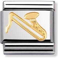 Nomination Composable Classic Link Sax Charm - Silver/Gold