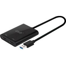 Standard HDMI-standard HDMI - USB-kabel Kabler Club 3D USB A-2HDMI M-F 0.3m