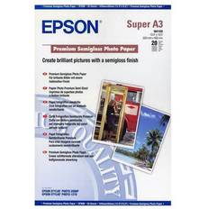 Epson Kontorartikler Epson Premium Semi-gloss A3 250g/m² 20stk