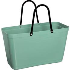 Hinza Plast Tasker Hinza Shopping Bag Large (Green Plastic) - Olive Green