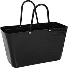 Hinza Sort Tasker Hinza Shopping Bag Large (Green Plastic) - Black