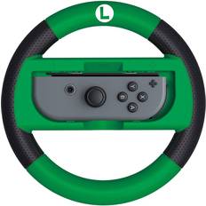 Nintendo switch mario kart 8 deluxe Hori Nintendo Switch Mario Kart 8 Deluxe Racing Wheel Controller (Luigi) - Sort/Grøn