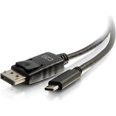 DisplayPort-kabler - Nikkel - USB C-DisplayPort C2G USB C-DisplayPort 1.8m
