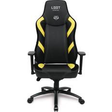 Lumbalpude Gamer stole på tilbud L33T E-Sport Pro Excellence L Gaming Chair - Black/Yellow