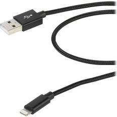 Vivanco USB-kabel Kabler Vivanco USB A-Lightning 1.5m