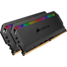 32 GB - 4000 MHz - Belysning - DDR4 - Sort RAM Corsair Dominator Platinum RGB DDR4 4000MHz 2x16GB (CMT32GX4M2K4000C19)