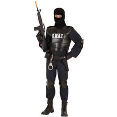 Herrer - Politimænd Udklædningstøj Widmann Swat Officer Kostume