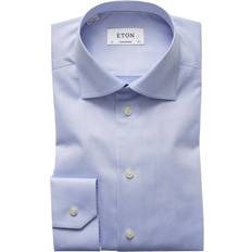 Eton Herre Tøj Eton Contemporary Fit Signature Twill Shirt - Light Blue
