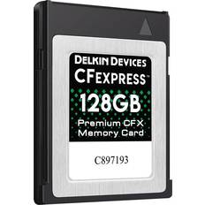 Delkin 128 GB Hukommelseskort & USB Stik Delkin CFexpress 1.0 1450/490MB/s 128GB