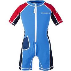Didriksons Lomme Badetøj Didriksons Reef Kid's Swimming Suit - Malibu Blue (502470-312)
