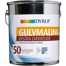 Dyrup Extra Covering 50 Gulvmaling Hvid 0.75L