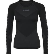 Sports-BH'er - Træningstøj Undertøj Hummel First Seamless Jersey L/S Women - Black