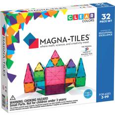 Magna-Tiles Byggelegetøj Magna-Tiles Clear Colors 32pcs