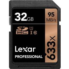 LEXAR 32 GB - SDHC Hukommelseskort LEXAR SDHC Professional UHS-I U1 95/20MB/s 32GB (633x)