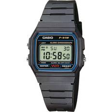 Casio Dame - Digitale - Sort Armbåndsure Casio Timepieces (F-91W-1YER)