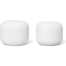 10 Gigabit Ethernet/2.5 Gigabit Ethernet/5 Gigabit Ethernet/Gigabit Ethernet Routere Google Nest Wifi Router And Point Wi-Fi 5 (2 Pack)