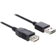 Han - Han - USB A-USB A - USB-kabel Kabler DeLock USB A-USB A 2.0 M-F 1m