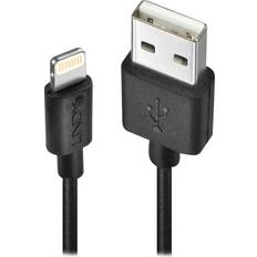 Lindy 2.0 - USB-kabel Kabler Lindy USB A - Lightning 1m