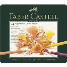 Farveblyanter Faber-Castell Polychromos Colour Pencils Tin 24-pack