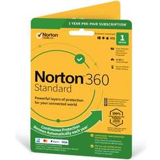 Antivirus & Sikkerhed Kontorsoftware Norton 360 Standard