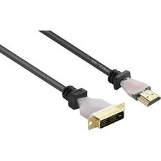 Renkforce HDMI-kabler Renkforce HDMI - DVI-D Single Link 1.8m