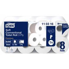 Tork Toiletpapir Tork Premium T4 3-Ply Toilet Paper 72-pack