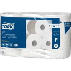 Toilet- & Husholdningspapir Tork Premium T4 3-lags Toiletpapir 42 ruller (110317)