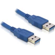 Han - Han - USB A-USB A - USB-kabel Kabler DeLock USB A - USB A 3.0 2m