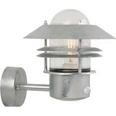 Glas - LED-belysning - Sølv Væglamper Nordlux Blokhus Up Vægarmatur 22cm
