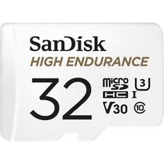 Hukommelseskort SanDisk High Endurance microSDHC Class 10 UHS-I U3 V30 100/40MB/s 32GB +Adapter