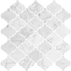 Asymmetrisk Fliser & Klinker Bricmate U Baroque Carrara Polished 34110 27.5x27.5cm