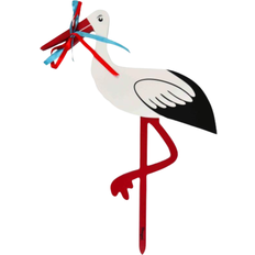 Magni Trælegetøj Magni Stork Baby 82cm