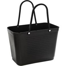 Hinza Sort Tote Bag & Shopper tasker Hinza Shopping Bag Small (Green Plastic) - Black