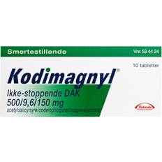 Ibuprofen Håndkøbsmedicin Kodimagnyl 500mg/9.6mg/150mg 10 stk Tablet