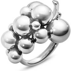 Justérbar størrelse - Sølv Smykker Georg Jensen Moonlight Grapes Medium Ring - Silver