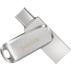256 GB - USB 3.0/3.1 (Gen 1) - USB Type-A USB Stik SanDisk USB 3.1 Ultra Dual Drive Luxe Type-C 256GB