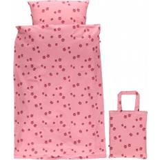 Småfolk Pink Sengesæt Småfolk Baby Sengetøj Apple 70x100cm