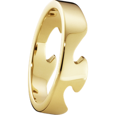 Guld Ringe Georg Jensen Fusion End Ring - Gold