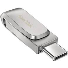 512 GB USB Stik SanDisk USB 3.1 Ultra Dual Drive Luxe Type-C 512GB