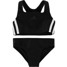 Adidas 92 Børnetøj adidas Girl's 3-Stripes Bikini - Black/White (DQ3318)