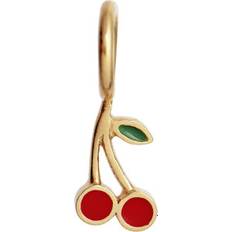 Stine A Charms & Vedhæng Stine A Petit Cherry Pendant - Gold/Red/Green